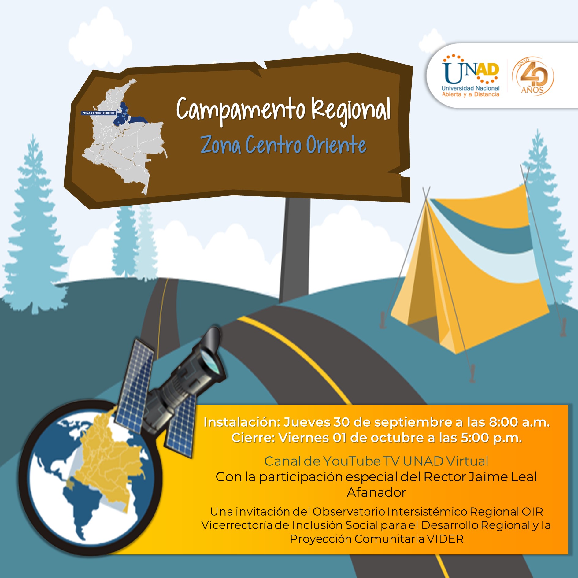 Invitación general campamento OIR ZCORI