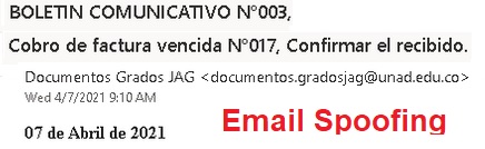email spoofing