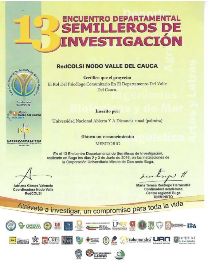 La investigación formativa rinde sus frutos en encuentro regional de REDCOLSI 2016 