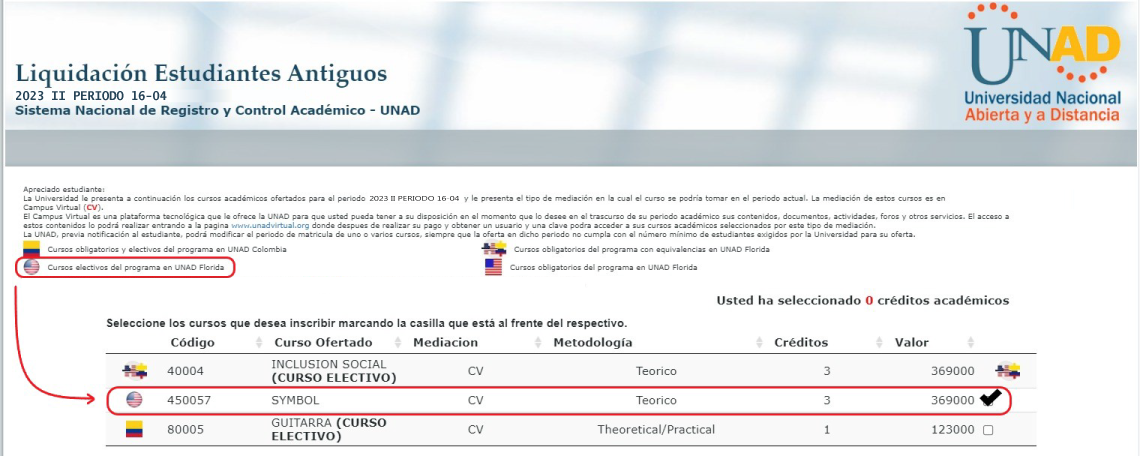 Matrícula cursos articulación 8 03 2023