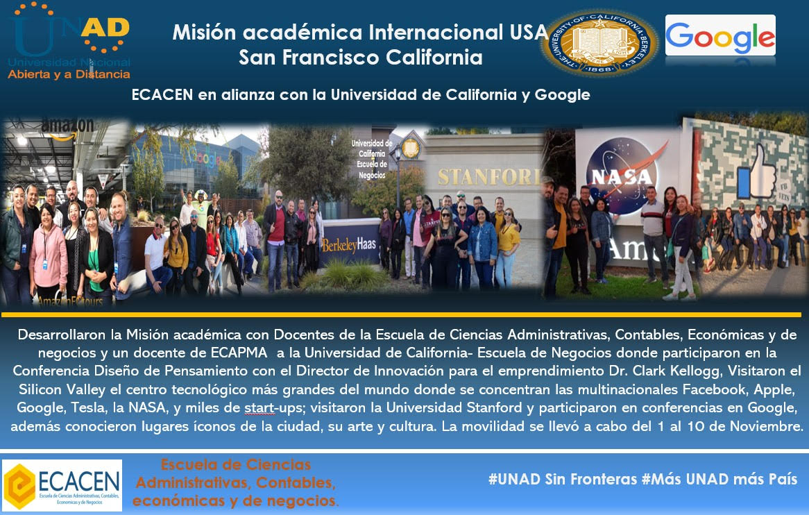 Misión Académica a Universidad de California y Google 