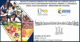 Premiación Concurso de Escritos Libres sobre la Cultura Vallenata