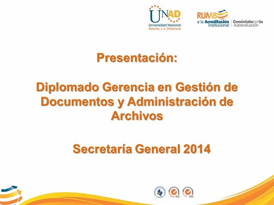 Diplomado en Gerencia Gestión de Documentos